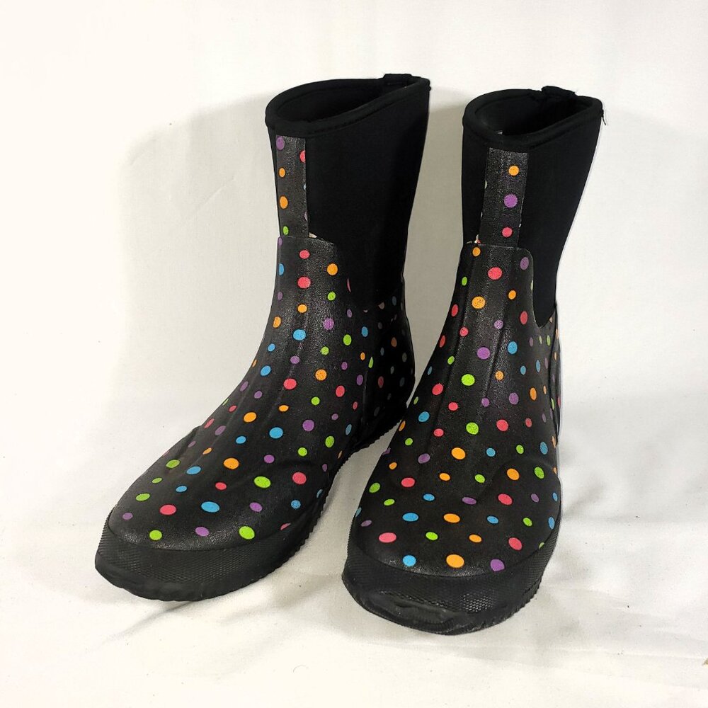 Women's Western Chief Rain Boots Pooka-Dots SZ 9